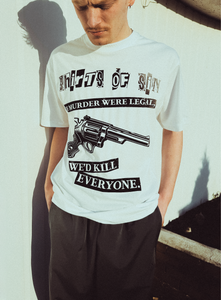 Legalise Murder t-shirt Grey