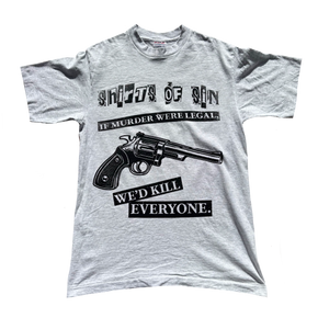 Legalise Murder t-shirt Grey