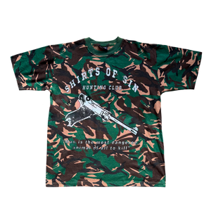 S.O.S Hunting Club camo short sleeve size XL (08)