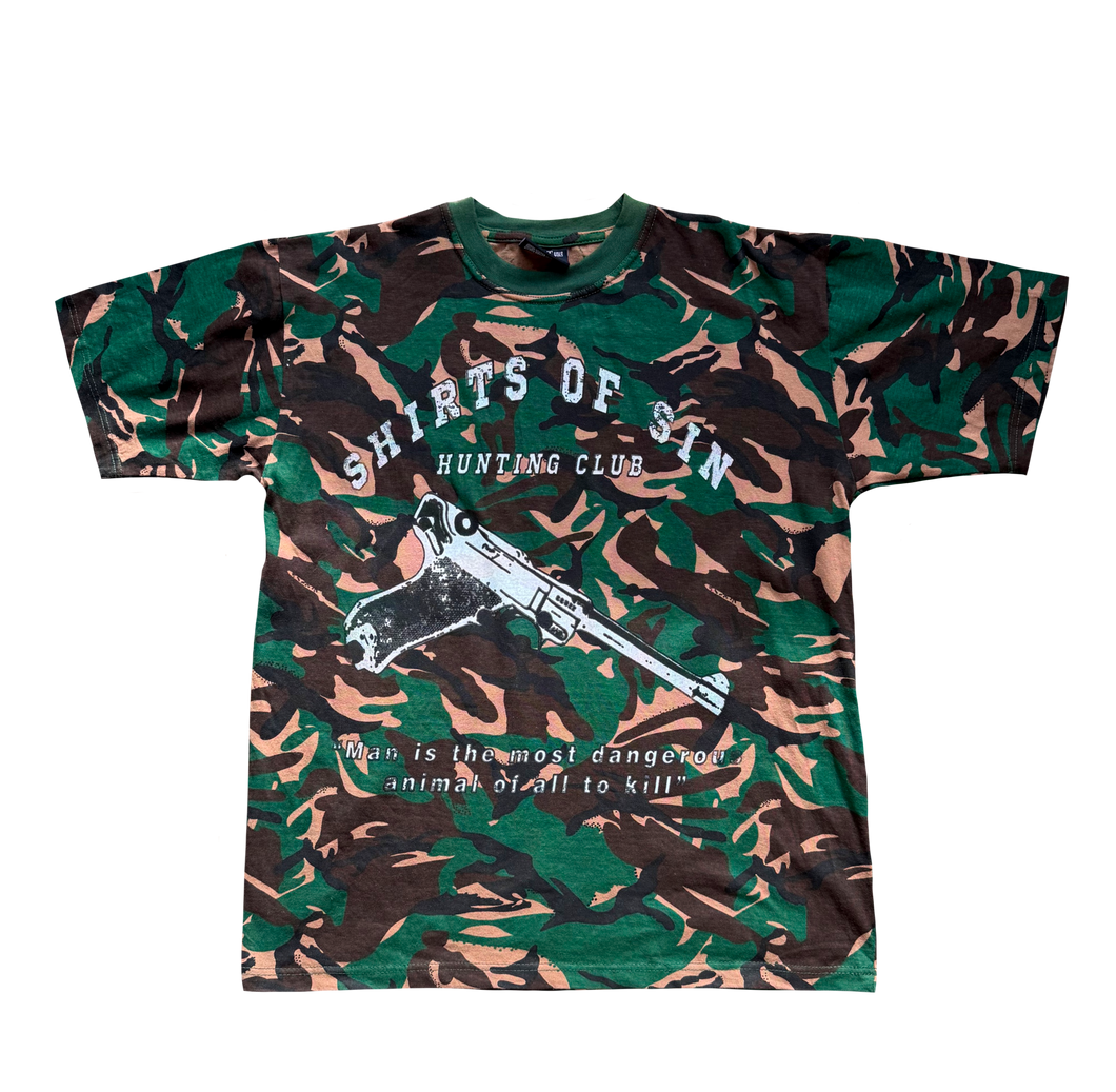 S.O.S Hunting Club camo short sleeve size XL (08)