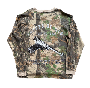 S.O.S Hunting Club Realtree pocket long sleeve  t-shirt size XL (01)